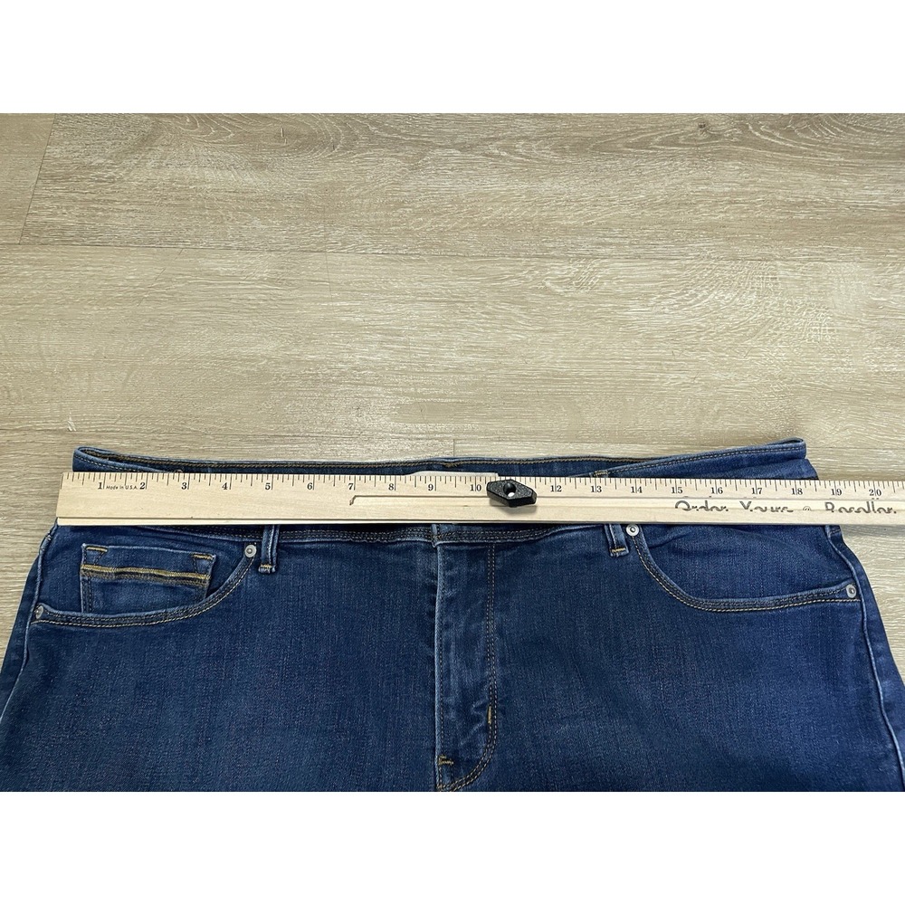 Levi's 512 Jeans Womens Sz 20 Blue Perfectly Shaping Straight Leg Stretch Denim - Picture 6 of 8
